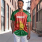 Afro Cricket Zimbabwe Custom Baseball Jersey Go Chevrons 2003 Color - African Pride