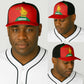 Zimbabwe Cricket Baseball Net Cap Go Chevrons 2003 Color Version - African Pride