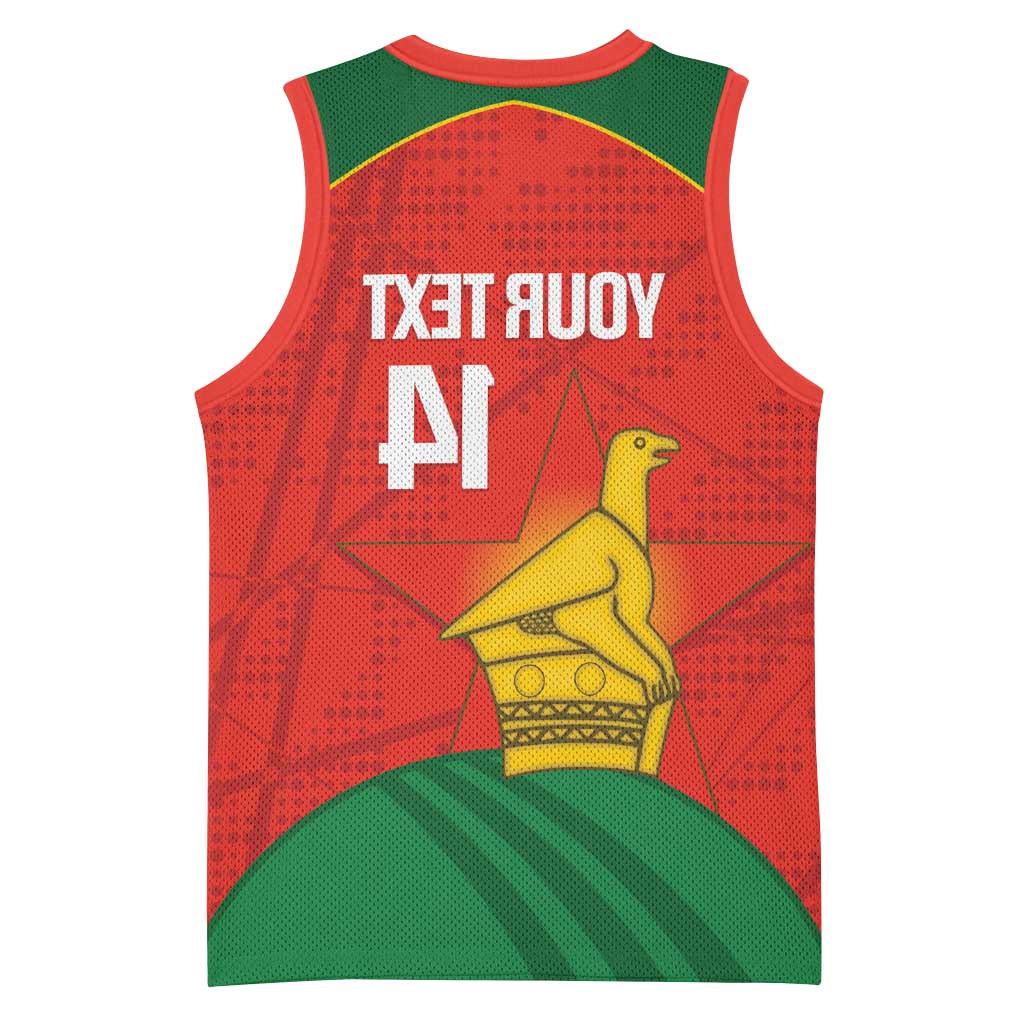 Afro Cricket Zimbabwe Custom Basketball Jersey Go Chevrons 2003 Color - African Pride
