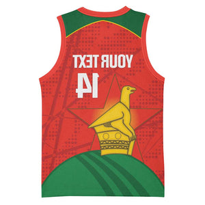 Afro Cricket Zimbabwe Custom Basketball Jersey Go Chevrons 2003 Color - African Pride