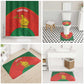 Custom Zimbabwe Cricket Bathroom Set Go Chevrons 2003 Color Version
