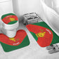 Custom Zimbabwe Cricket Bathroom Set Go Chevrons 2003 Color Version