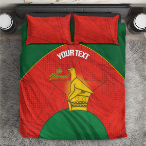 Afro Cricket Zimbabwe Custom Bedding Set Go Chevrons 2003 Color - African Pride