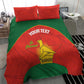 Afro Cricket Zimbabwe Custom Bedding Set Go Chevrons 2003 Color - African Pride