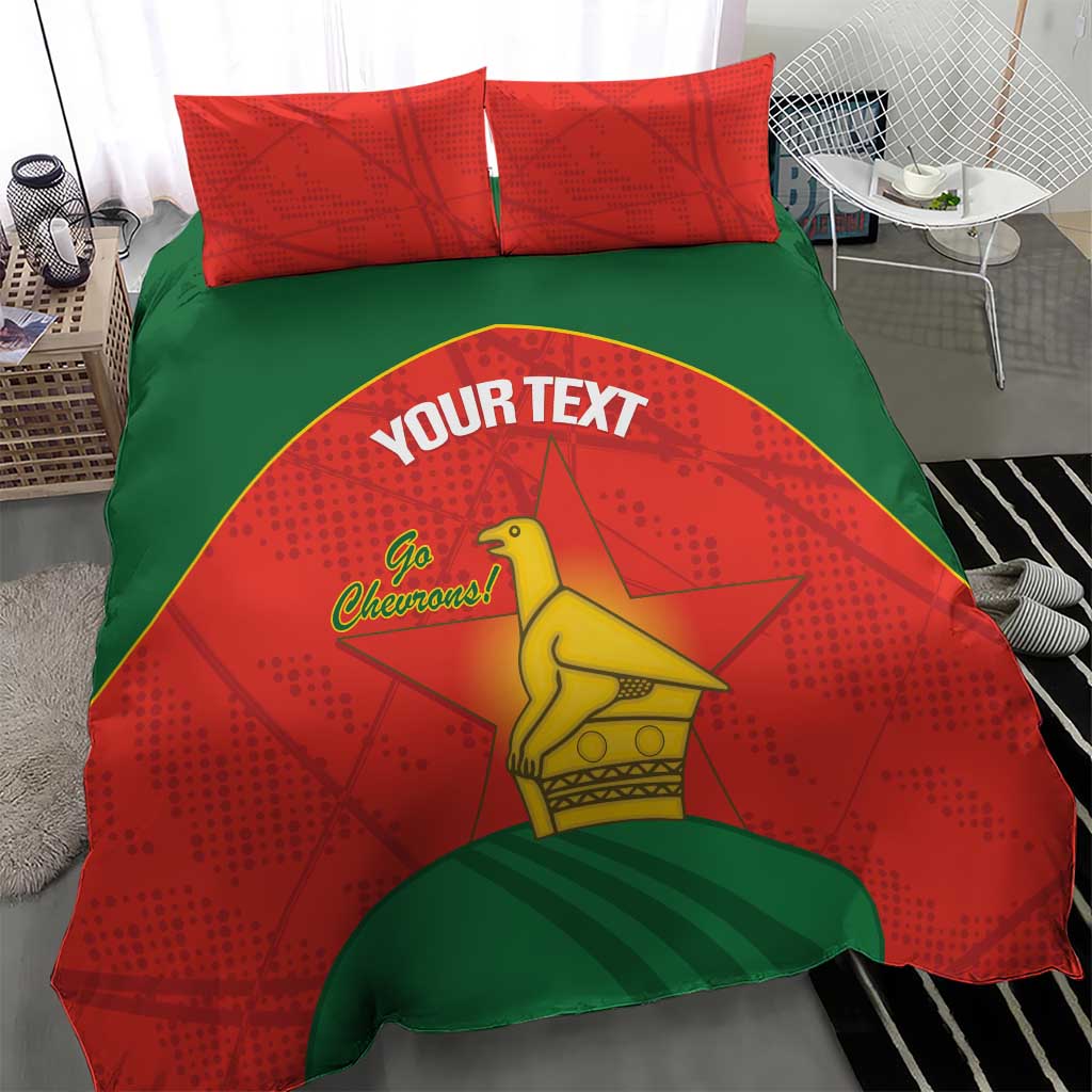 Afro Cricket Zimbabwe Custom Bedding Set Go Chevrons 2003 Color - African Pride