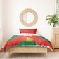 Afro Cricket Zimbabwe Custom Bedding Set Go Chevrons 2003 Color - African Pride