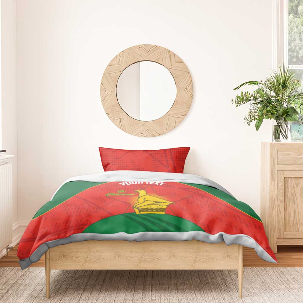Afro Cricket Zimbabwe Custom Bedding Set Go Chevrons 2003 Color - African Pride