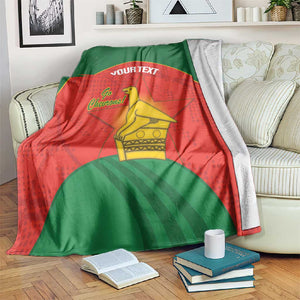 Afro Cricket Zimbabwe Custom Blanket Go Chevrons 2003 Color - African Pride