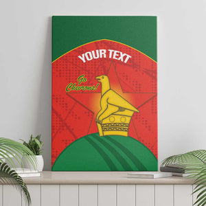 Afro Cricket Zimbabwe Custom Canvas Wall Art Go Chevrons 2003 Color - African Pride