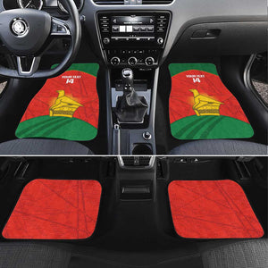 Afro Cricket Zimbabwe Custom Car Mats Go Chevrons 2003 Color - African Pride