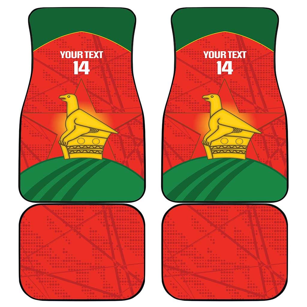 Afro Cricket Zimbabwe Custom Car Mats Go Chevrons 2003 Color - African Pride
