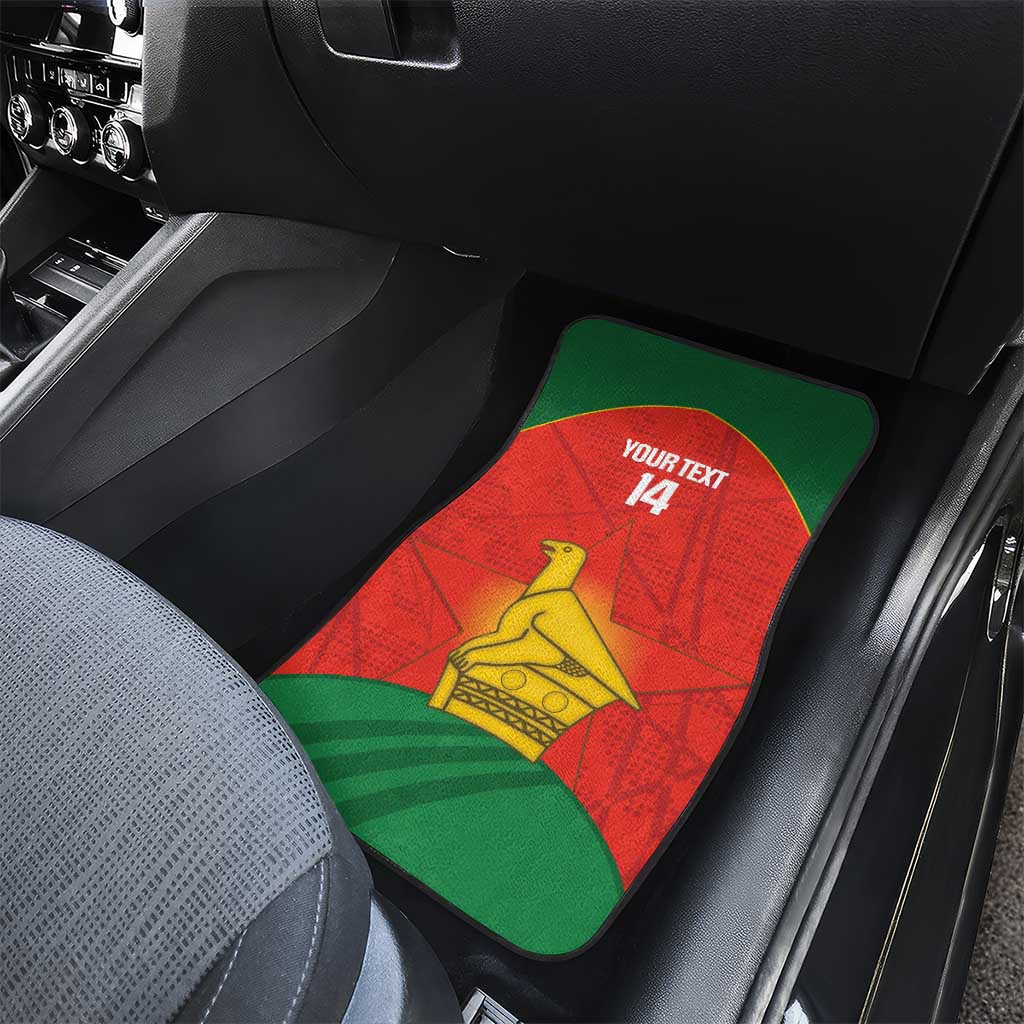 Afro Cricket Zimbabwe Custom Car Mats Go Chevrons 2003 Color - African Pride