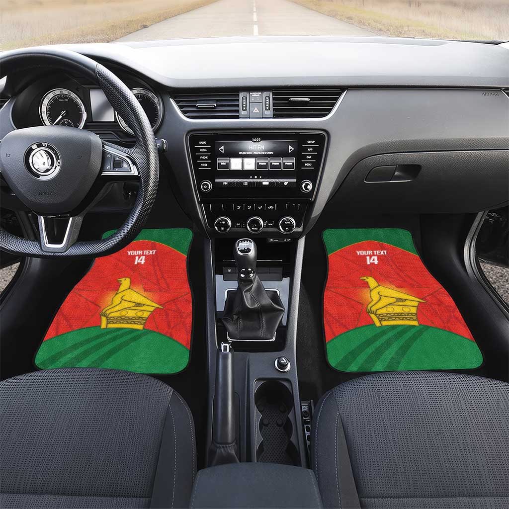 Afro Cricket Zimbabwe Custom Car Mats Go Chevrons 2003 Color - African Pride