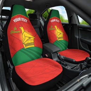 Afro Cricket Zimbabwe Custom Car Seat Cover Go Chevrons 2003 Color - African Pride