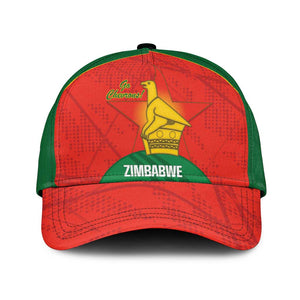 Zimbabwe Cricket Classic Cap Go Chevrons 2003 Color Version - African Pride