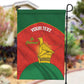 Afro Cricket Zimbabwe Custom Garden Flag Go Chevrons 2003 Color - African Pride