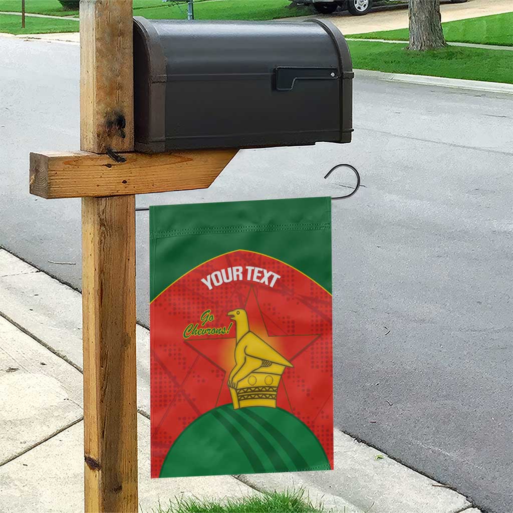 Afro Cricket Zimbabwe Custom Garden Flag Go Chevrons 2003 Color - African Pride