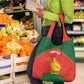 Afro Cricket Zimbabwe Custom Grocery Bag Go Chevrons 2003 Color - African Pride