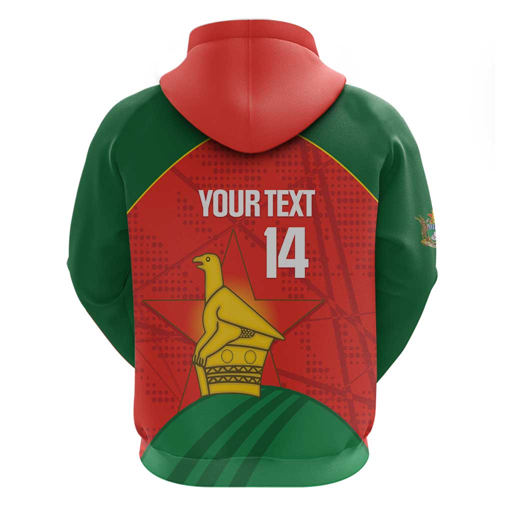Afro Cricket Zimbabwe Custom Hoodie Go Chevrons 2003 Color - African Pride