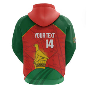 Afro Cricket Zimbabwe Custom Hoodie Go Chevrons 2003 Color - African Pride