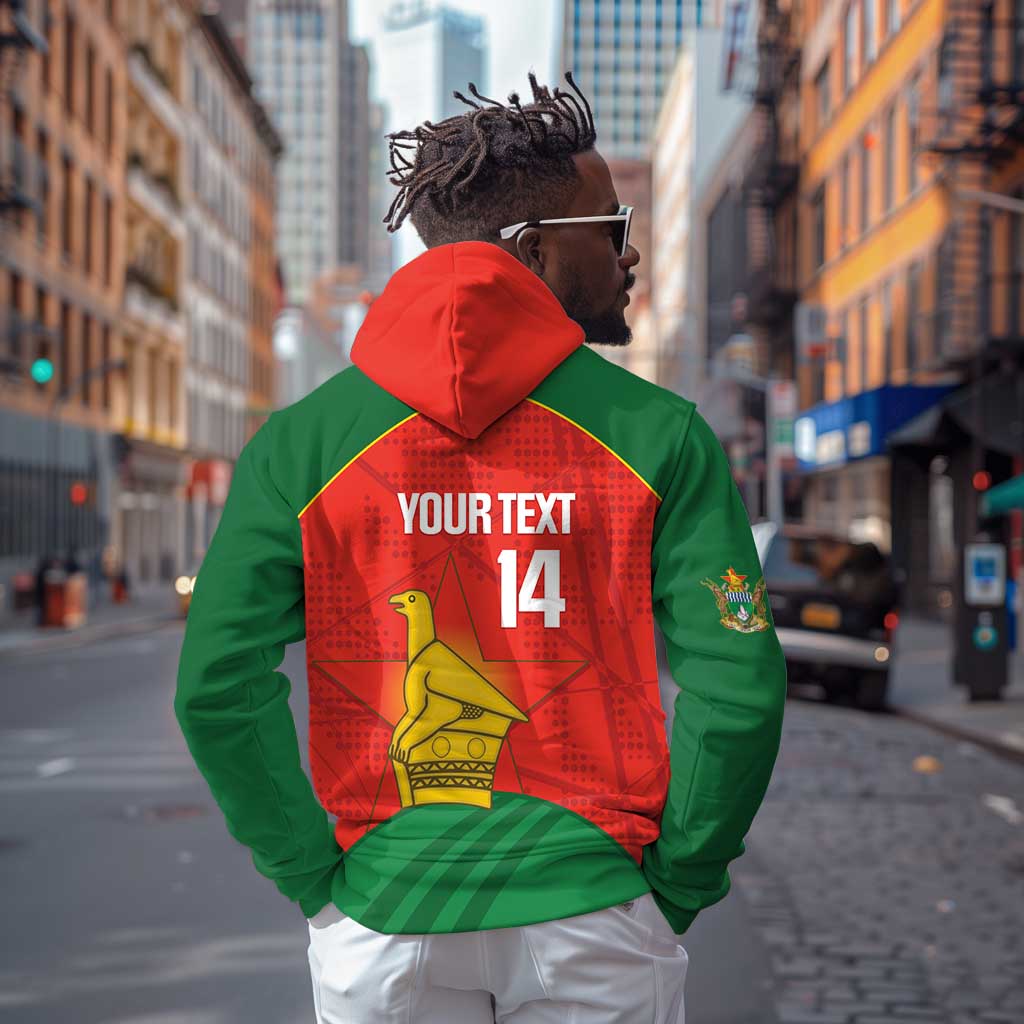 Afro Cricket Zimbabwe Custom Hoodie Go Chevrons 2003 Color - African Pride