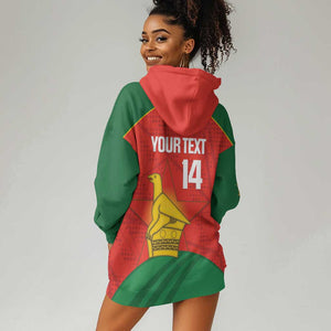 Afro Cricket Zimbabwe Custom Hoodie Dress Go Chevrons 2003 Color - African Pride