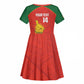 Afro Cricket Zimbabwe Custom Kid Short Sleeve Dress Go Chevrons 2003 Color - African Pride