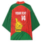 Custom Zimbabwe Cricket Kimono Go Chevrons 2003 Color Version