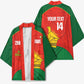 Custom Zimbabwe Cricket Kimono Go Chevrons 2003 Color Version
