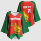 Custom Zimbabwe Cricket Kimono Sleeve Blouse Go Chevrons 2003 Color Version