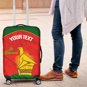 Afro Cricket Zimbabwe Custom Luggage Cover Go Chevrons 2003 Color - African Pride