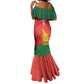 Afro Cricket Zimbabwe Custom Mermaid Dress Go Chevrons 2003 Color - African Pride
