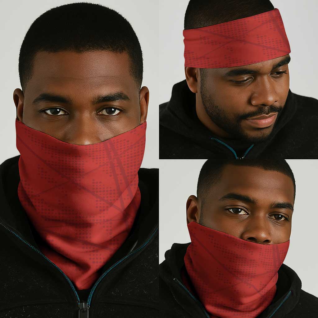 Afro Cricket Zimbabwe Neck Gaiter Go Chevrons 2003 Color - African Pride