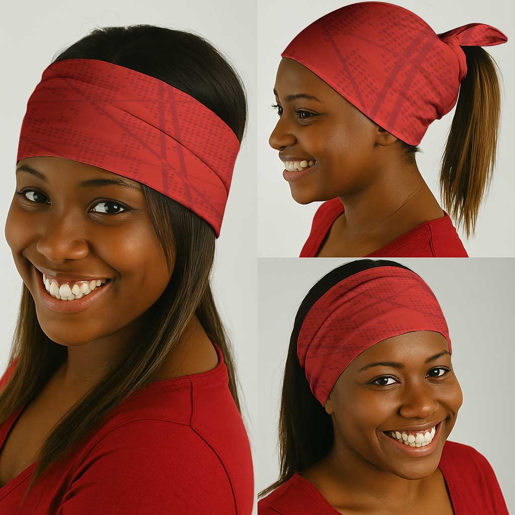 Afro Cricket Zimbabwe Neck Gaiter Go Chevrons 2003 Color - African Pride