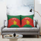 Custom Zimbabwe Cricket Pillow Cover Go Chevrons 2003 Color Version