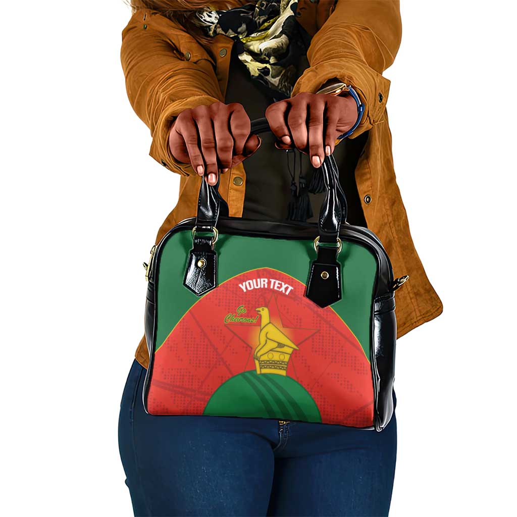 Afro Cricket Zimbabwe Custom Shoulder Handbag Go Chevrons 2003 Color - African Pride