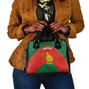 Afro Cricket Zimbabwe Custom Shoulder Handbag Go Chevrons 2003 Color - African Pride