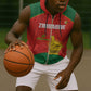 Afro Cricket Zimbabwe Custom Sleeveless Zip Hoodie Go Chevrons 2003 Color - African Pride