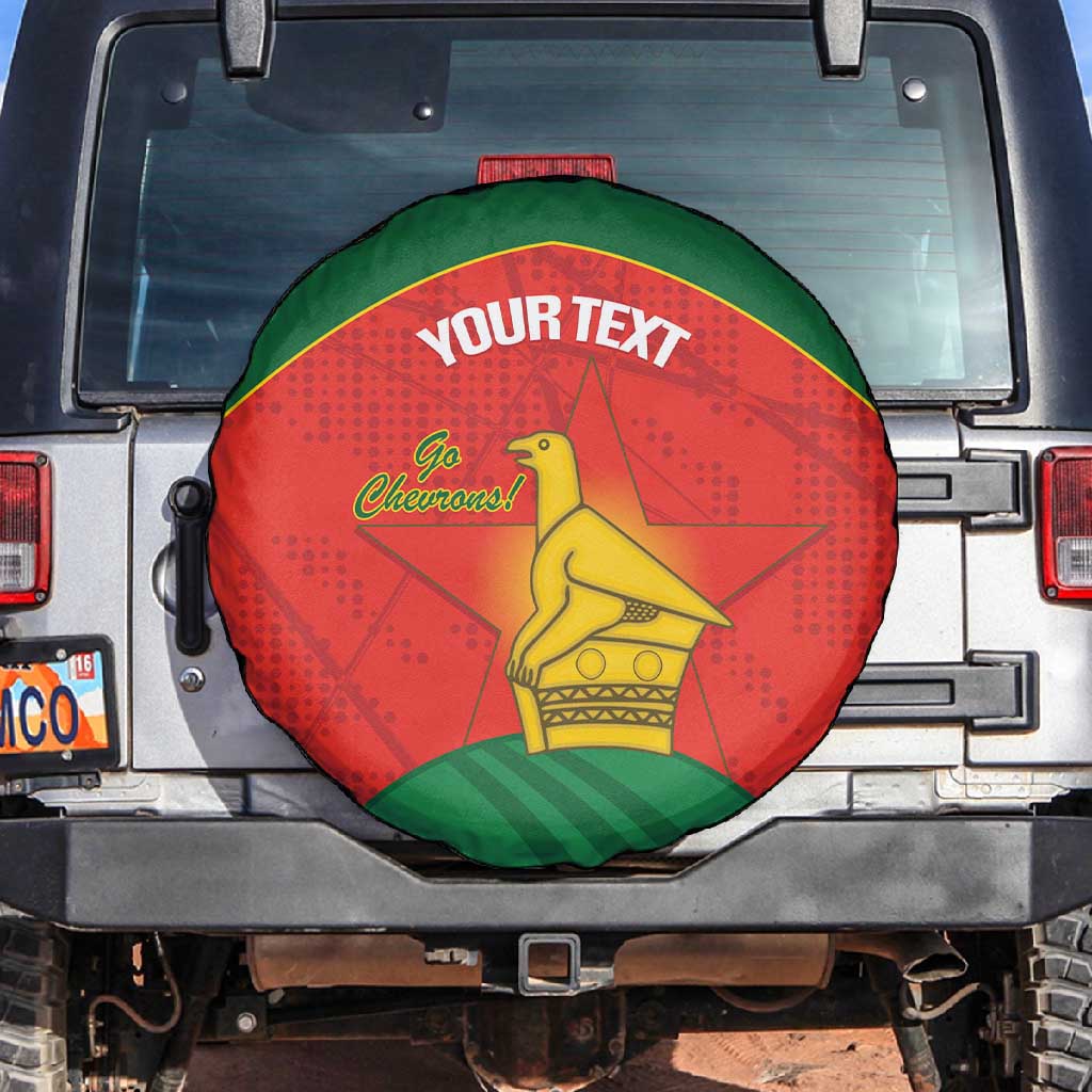 Afro Cricket Zimbabwe Custom Spare Tire Cover Go Chevrons 2003 Color - African Pride