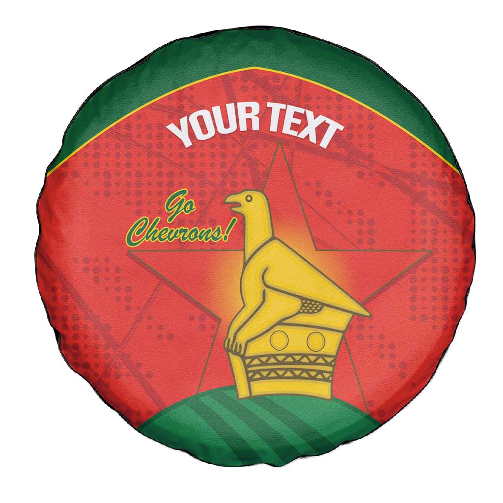 Afro Cricket Zimbabwe Custom Spare Tire Cover Go Chevrons 2003 Color - African Pride