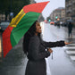 Custom Zimbabwe Cricket Umbrella Go Chevrons 2003 Color Version