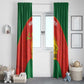 Afro Cricket Zimbabwe Custom Window Curtain Go Chevrons 2003 Color - African Pride