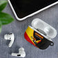 Custom Uganda Cricket AirPods Case Go Cranes African Pattern
