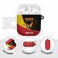 Custom Uganda Cricket AirPods Case Go Cranes African Pattern