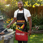 Custom Uganda Cricket Apron Go Cranes African Pattern