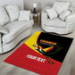 Afro Cricket Uganda Custom Area Rug Go Cranes African Pattern - African Pride