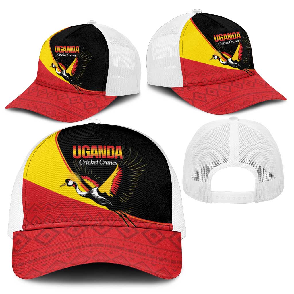 Uganda Cricket Baseball Net Cap Go Cranes African Pattern - African Pride