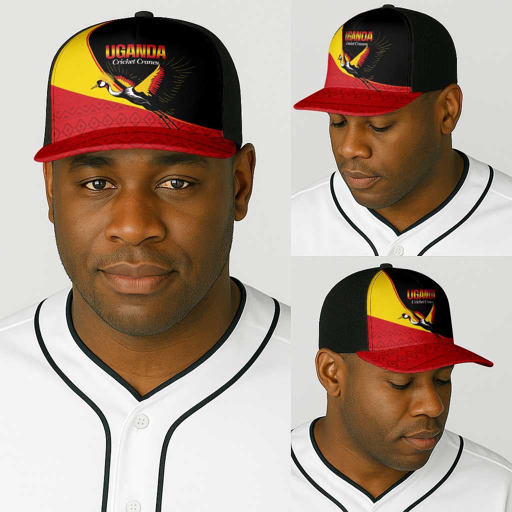 Uganda Cricket Baseball Net Cap Go Cranes African Pattern - African Pride