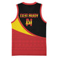 Afro Cricket Uganda Custom Basketball Jersey Go Cranes African Pattern - African Pride