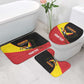 Custom Uganda Cricket Bathroom Set Go Cranes African Pattern
